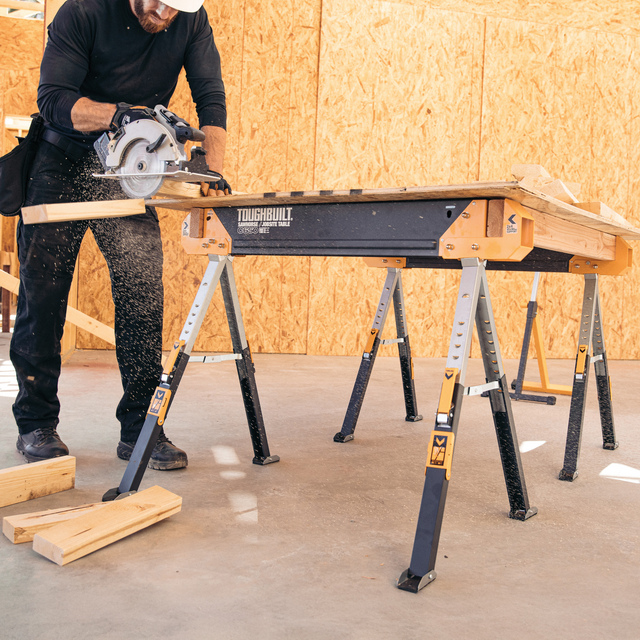 Produktbild föreställande artikeln 2-PACK C650 SÅGBOCKAR ARBETSBORD från kategorin Bord & Stativ